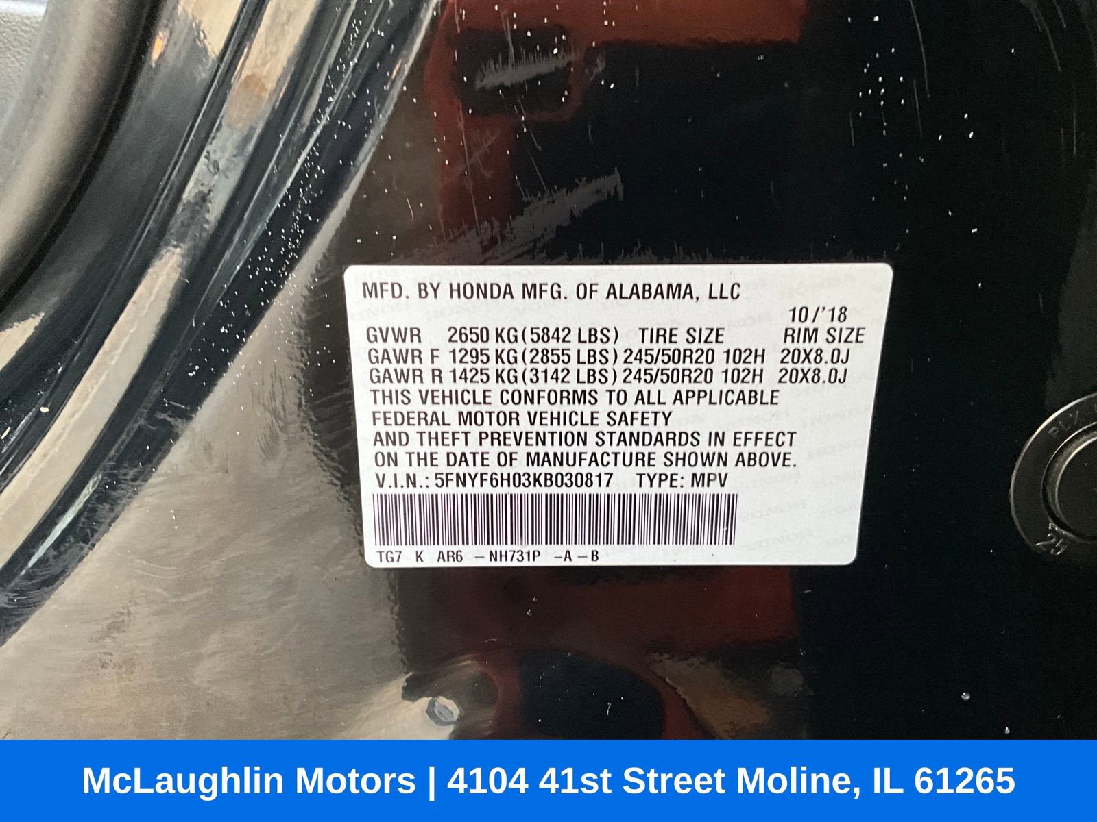 Used 2019 Honda Pilot Elite image 18