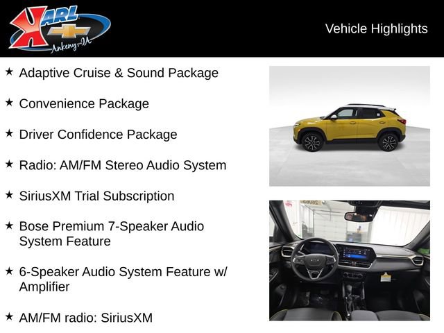 New 2025 Chevrolet TrailBlazer ACTIV w/ Convenience Package image 3