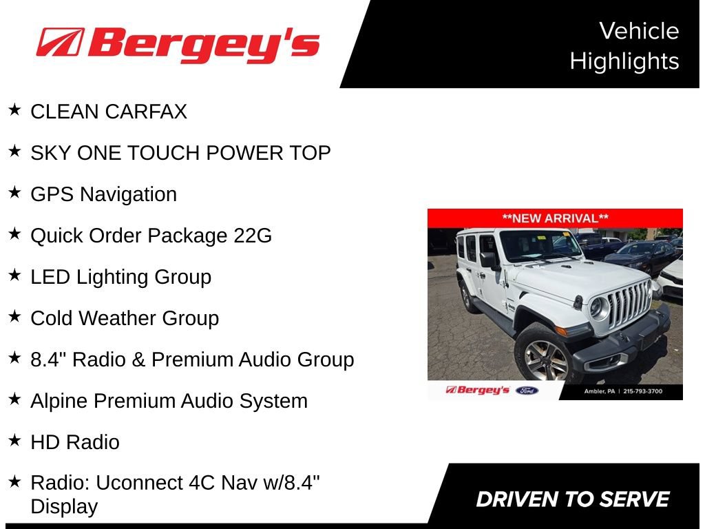 Used 2021 Jeep Wrangler Unlimited Sahara AWD/4WD image 5