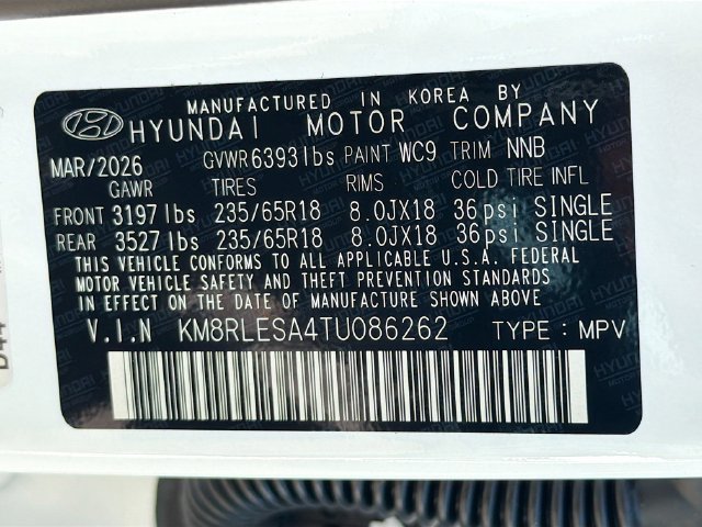 New 2026 Hyundai Palisade SEL AWD/4WD image 25