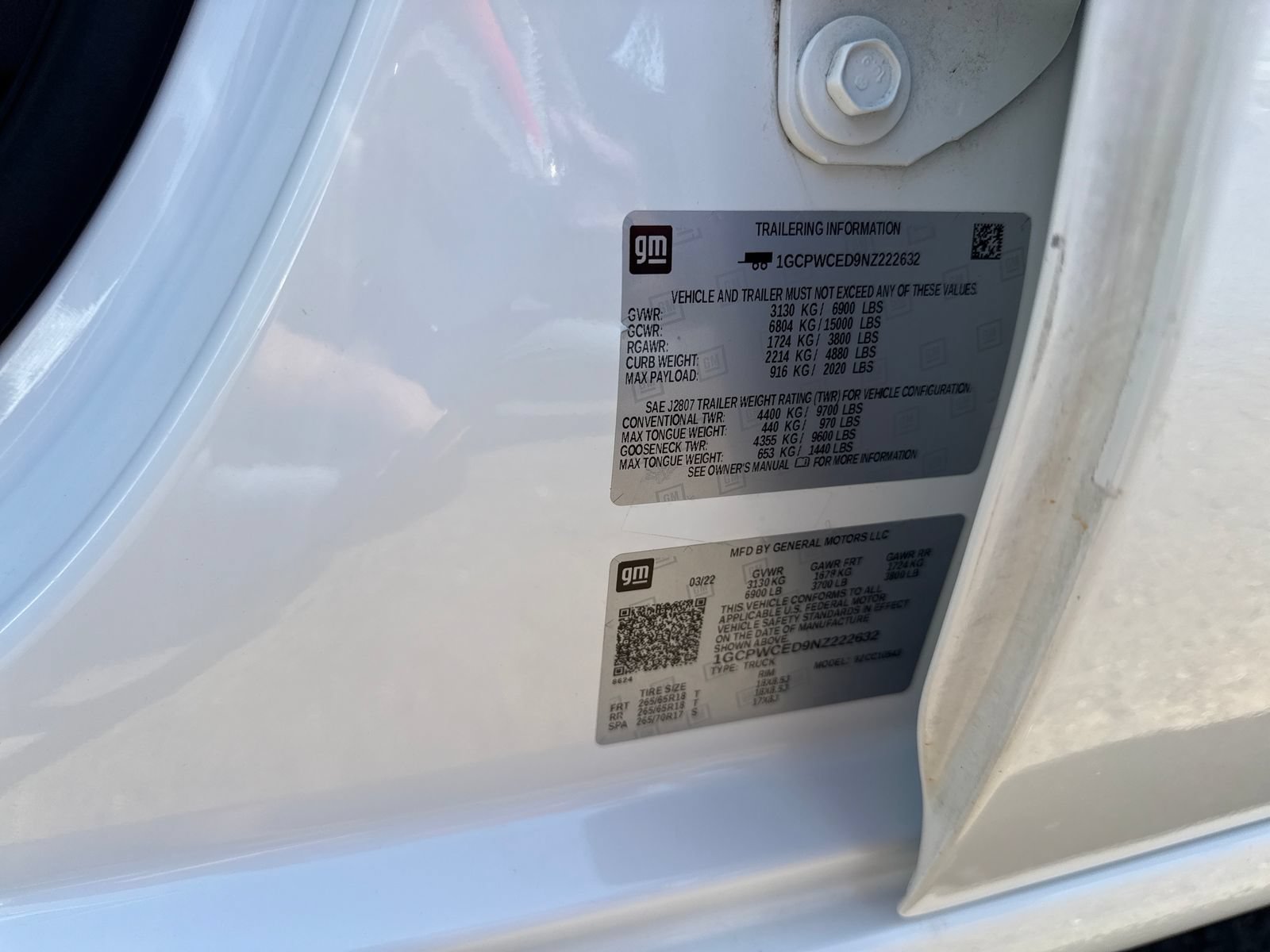 Used 2022 Chevrolet Silverado 1500 LT w/ LPO, Liner Protection Package RWD image 30
