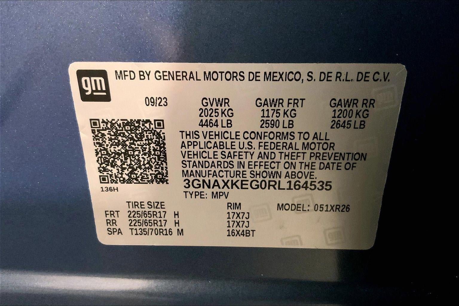Used 2024 Chevrolet Equinox LT w/ LPO, Floor Liner Package image 31