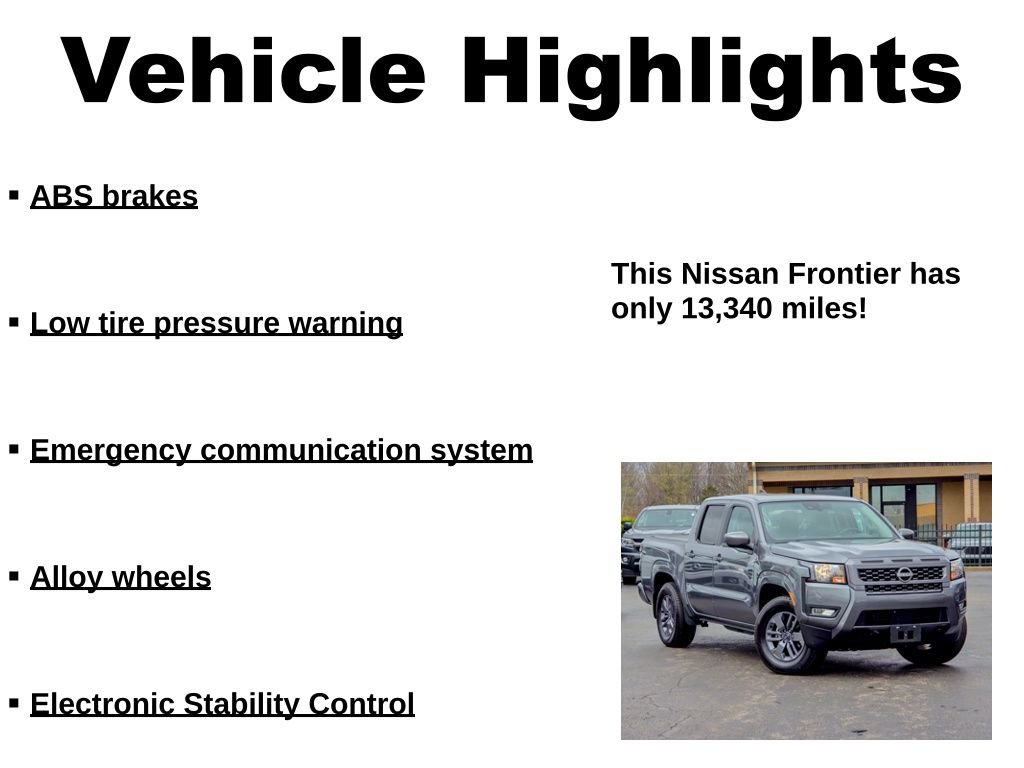Used 2025 Nissan Frontier SV w/ SV Convenience Package RWD image 44