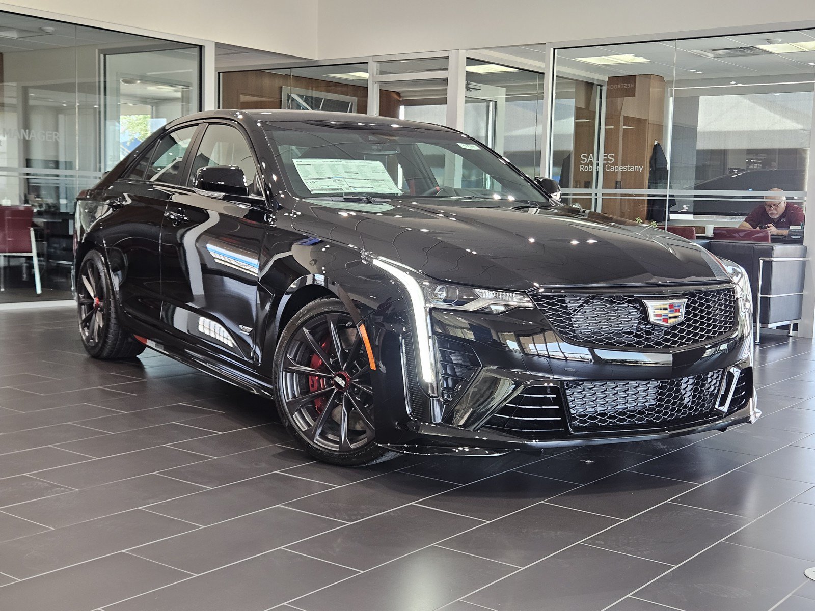 New 2026 Cadillac CT4 V Blackwing w/ LPO, Red Accent Package