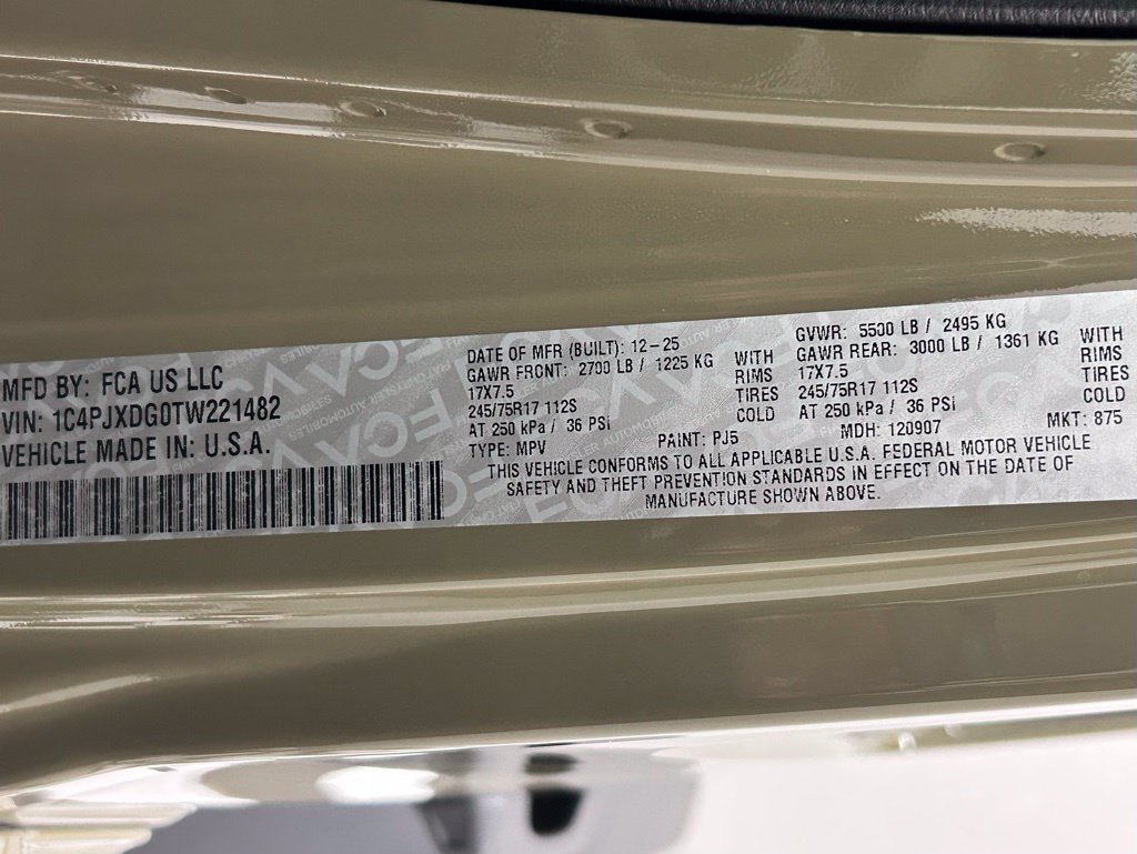 New 2026 Jeep Wrangler Unlimited Sport AWD/4WD image 22