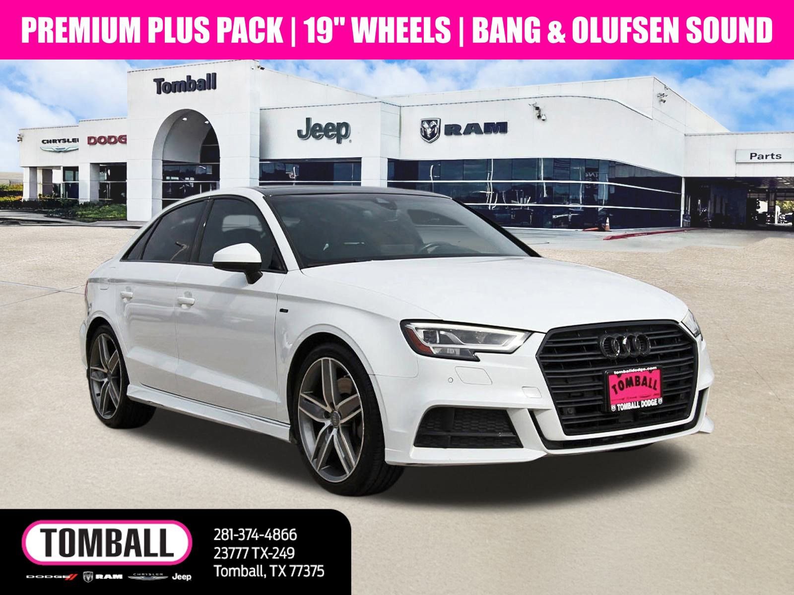Used 2020 Audi A3 2.0T Premium Plus w/ Premium Plus Package image 1
