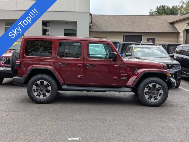 Certified 2022 Jeep Wrangler Unlimited Sahara w/ LED Lighting Group AWD/4WD image 2