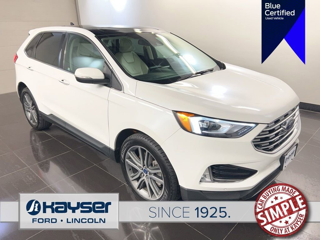 Certified 2021 Ford Edge Titanium w/ Class II Trailer Tow Package AWD/4WD image 1