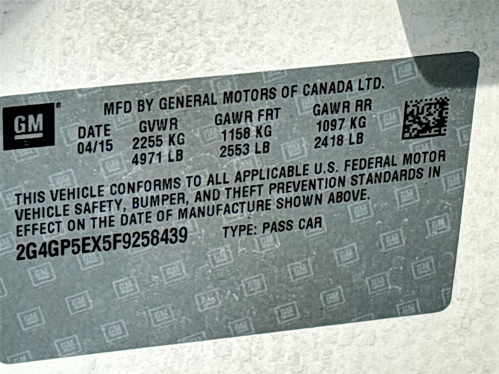 Used 2015 Buick Regal Premium w/ Experience Buick Package AWD/4WD image 32