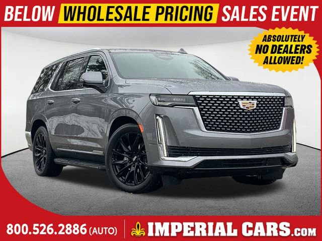 Used 2021 Cadillac Escalade Premium Luxury w/ Driver Assist Tech Package AWD/4WD image 1