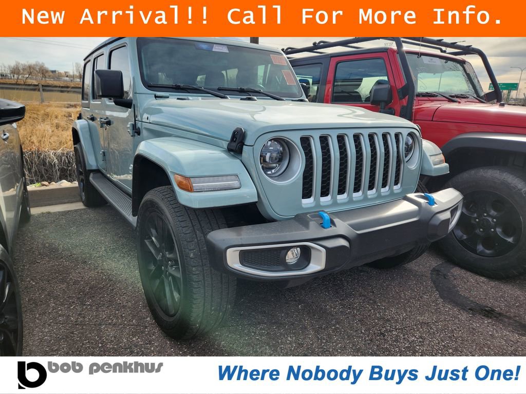 Used 2023 Jeep Wrangler Sahara 4xe w/ Cold Weather Group image 1
