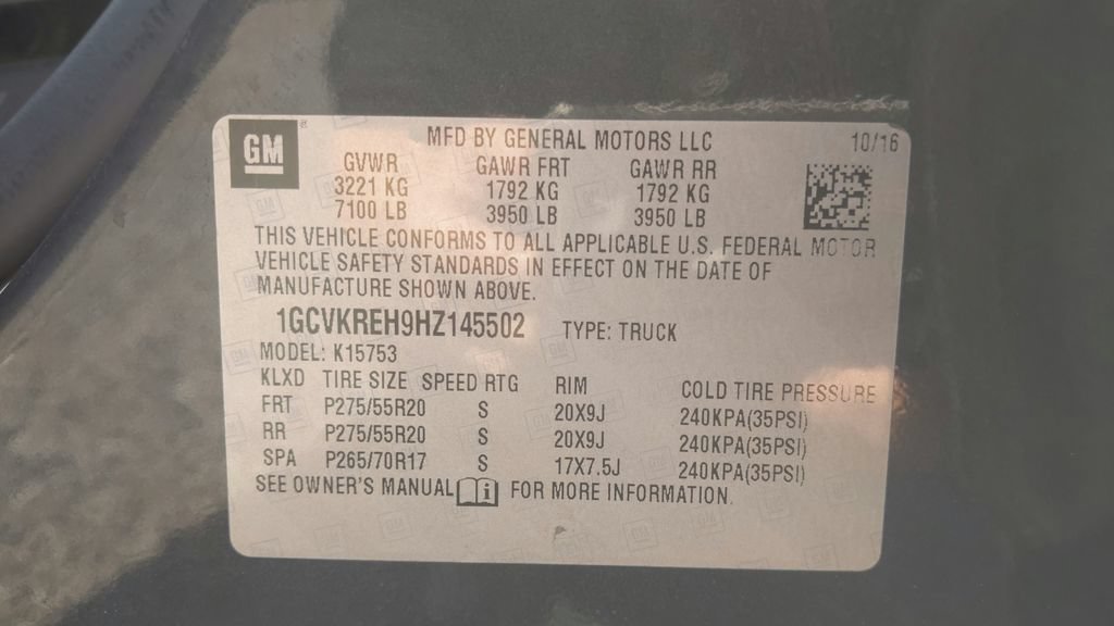 Used 2017 Chevrolet Silverado 1500 LT AWD/4WD image 18