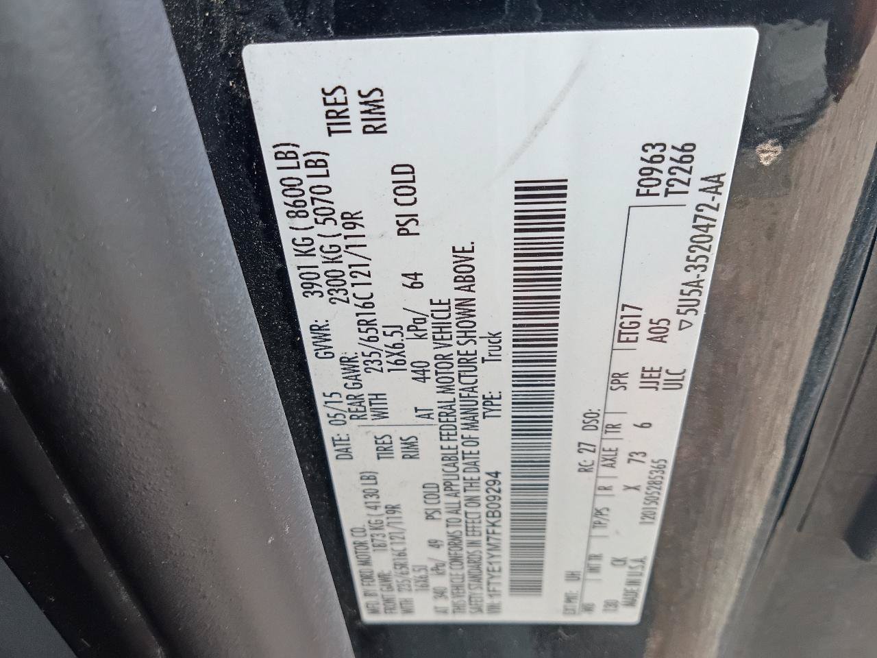 Used 2015 Ford Transit 150 130 Low Roof RWD image 23