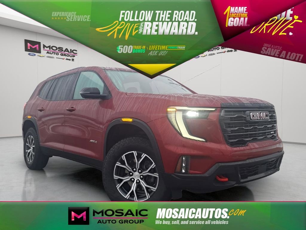 Used 2024 GMC Acadia AT4 w/ LPO, Floor Liner Package