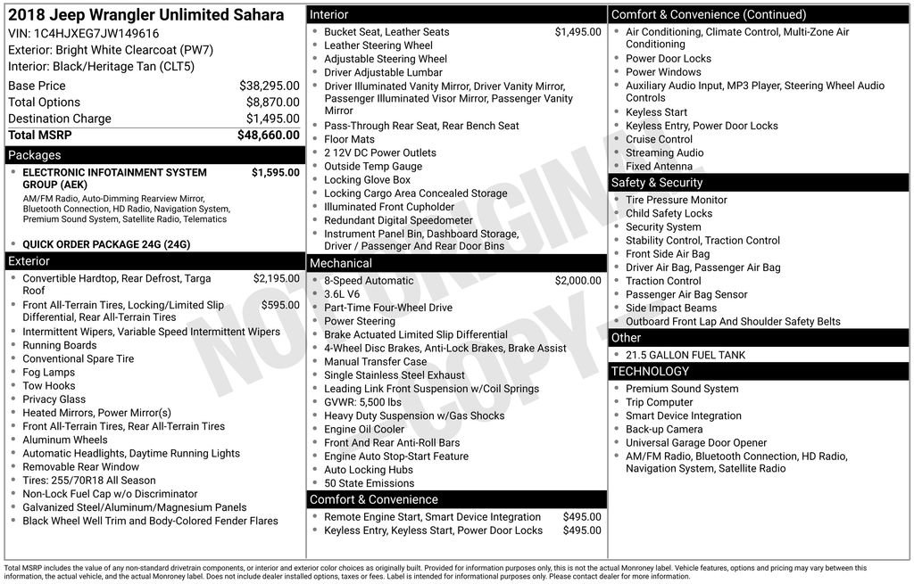 Used 2018 Jeep Wrangler Unlimited Sahara image 40