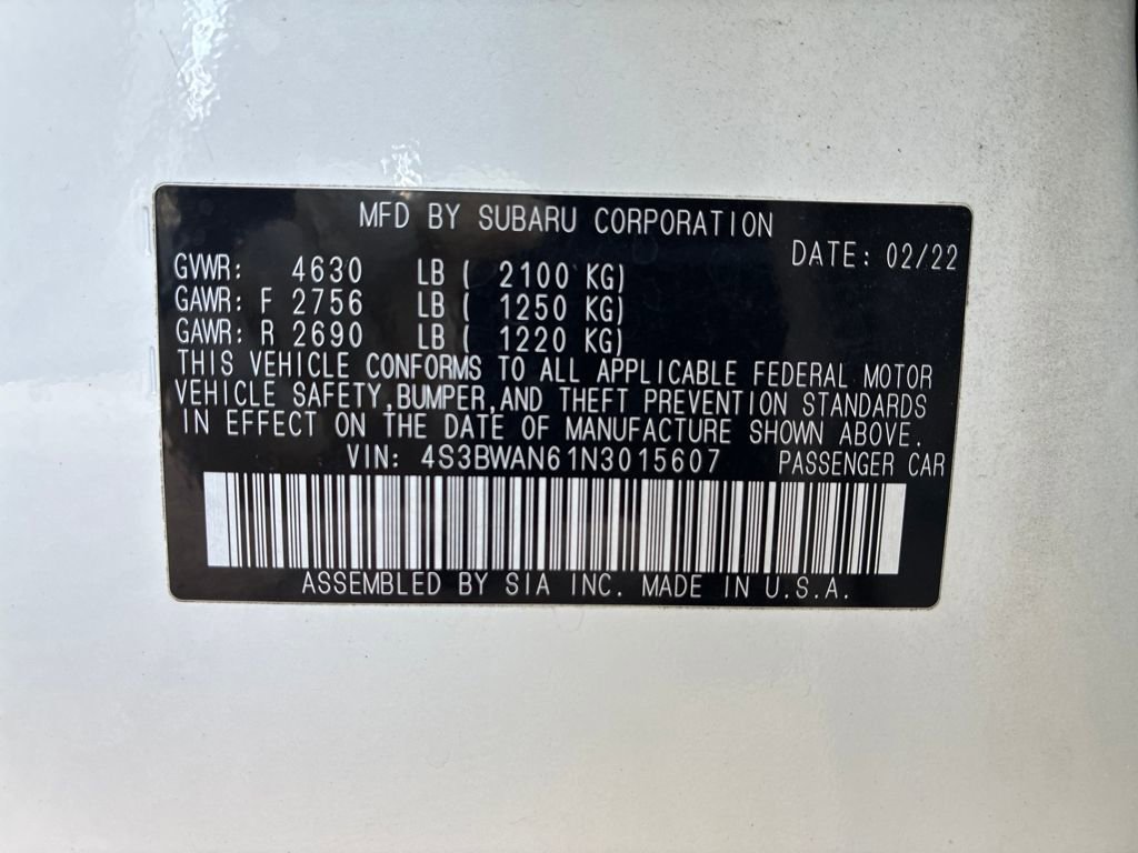 Used 2022 Subaru Legacy Limited image 31