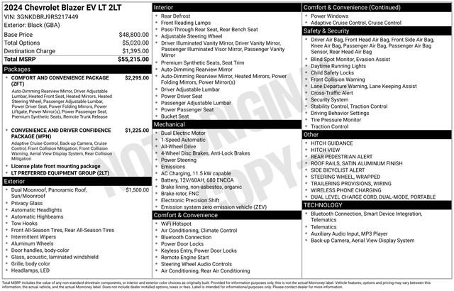 Used 2024 Chevrolet Blazer EV LT image 23