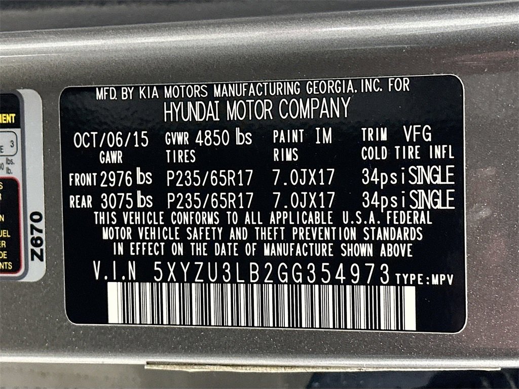 Used 2016 Hyundai Santa Fe Sport w/ Option Group 02 image 32