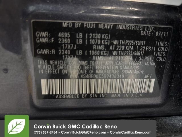 Used 2011 Subaru Outback 3.6R Limited w/ PWR Moonroof Pkg AWD/4WD image 33