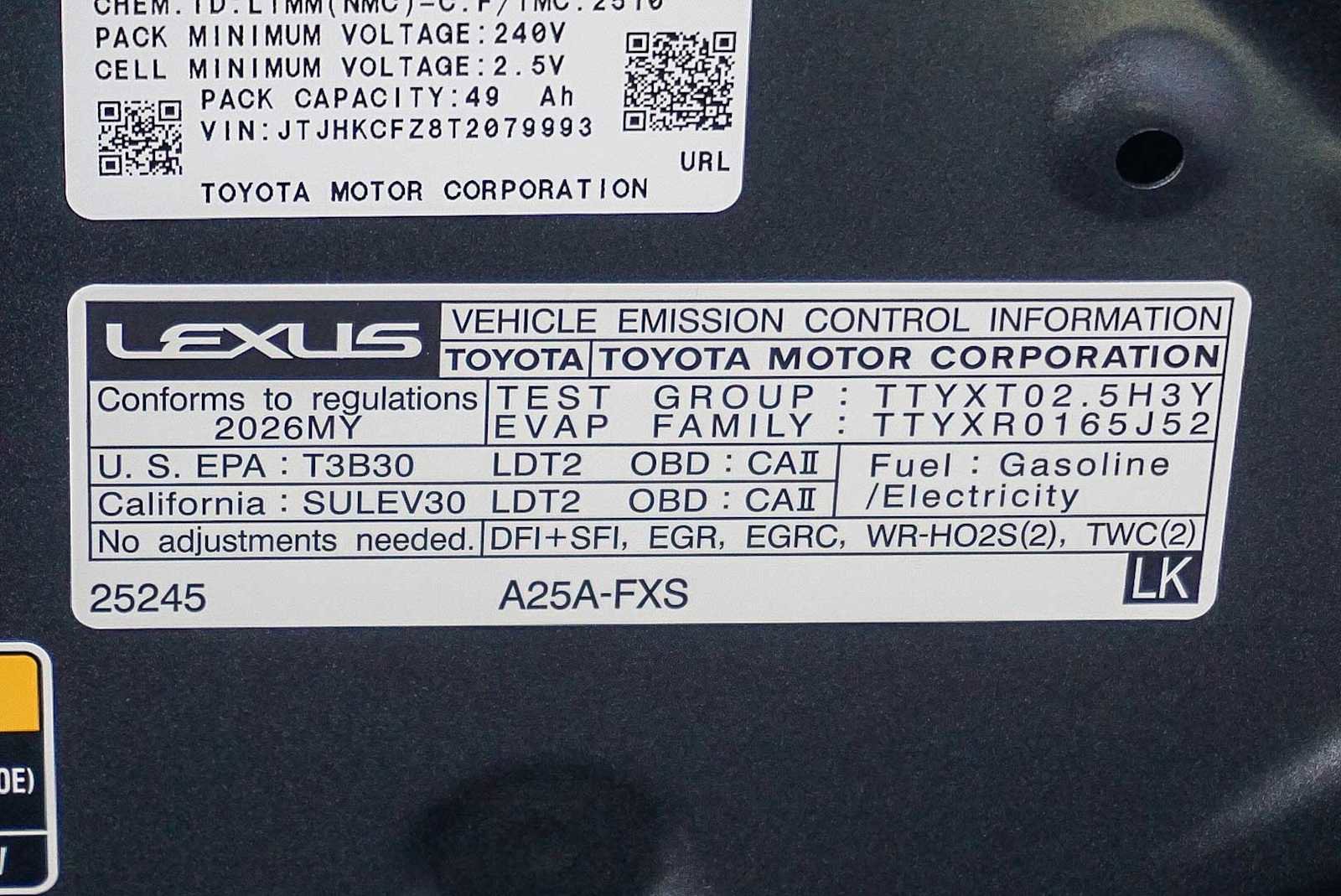 New 2026 Lexus NX 450h+ AWD w/ Luxury Package image 55