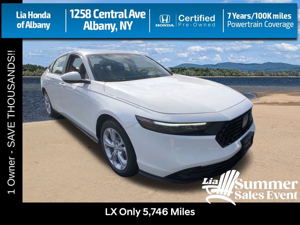 Certified 2025 Honda Accord LX