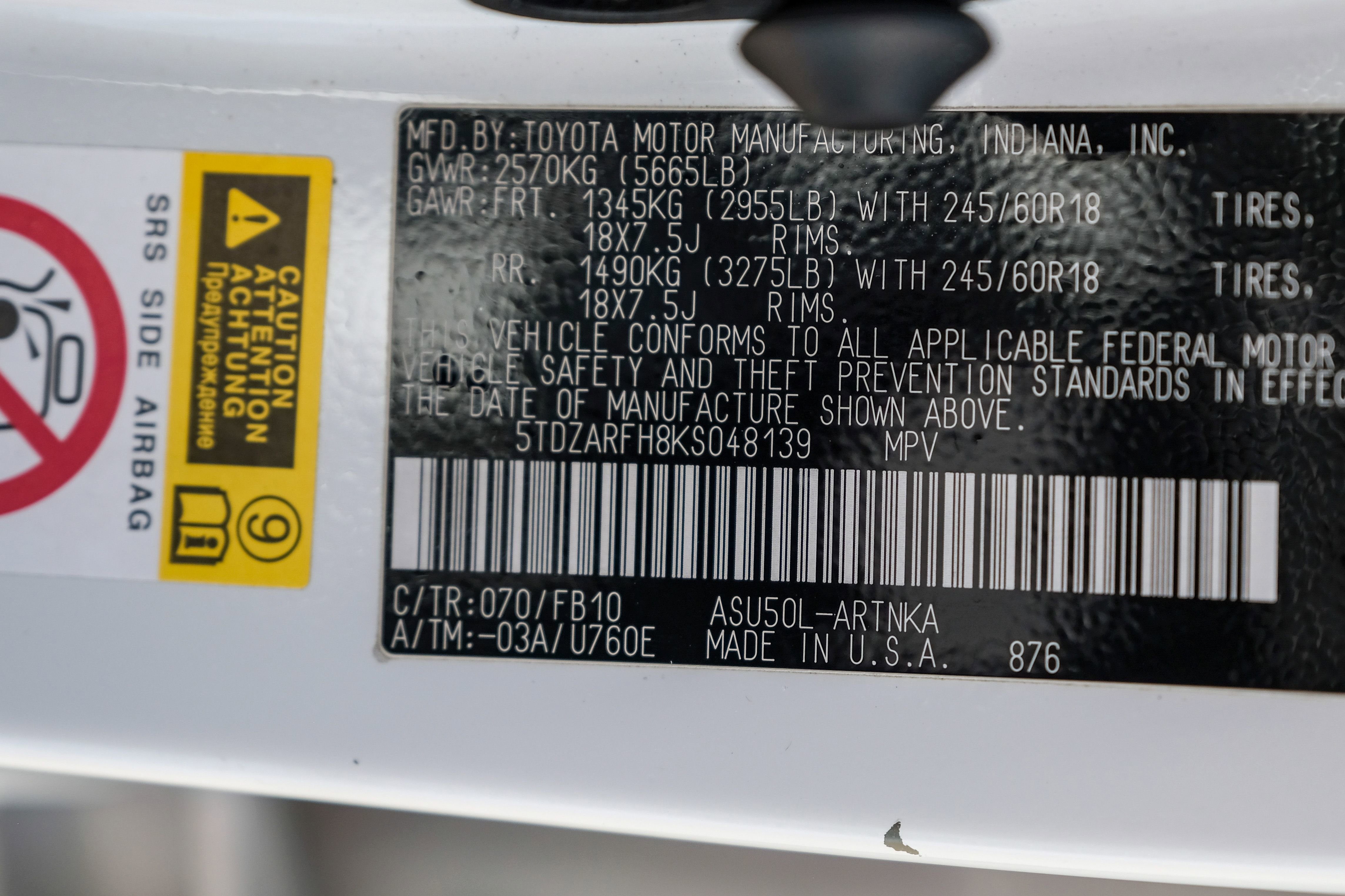 Used 2019 Toyota Highlander LE FWD image 48