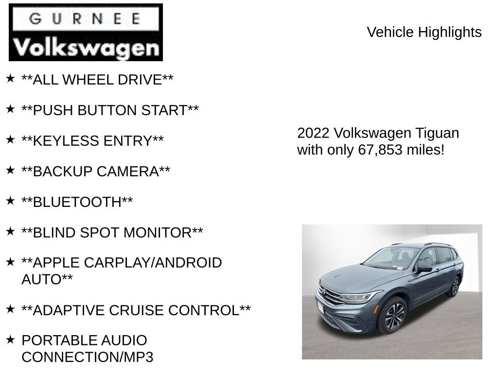 Used 2022 Volkswagen Tiguan S image 7