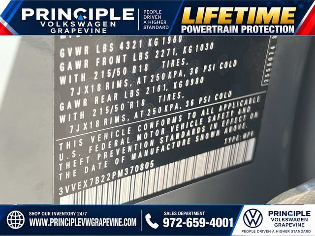 Used 2023 Volkswagen Taos SE w/ Panoramic Sunroof Package FWD image 29