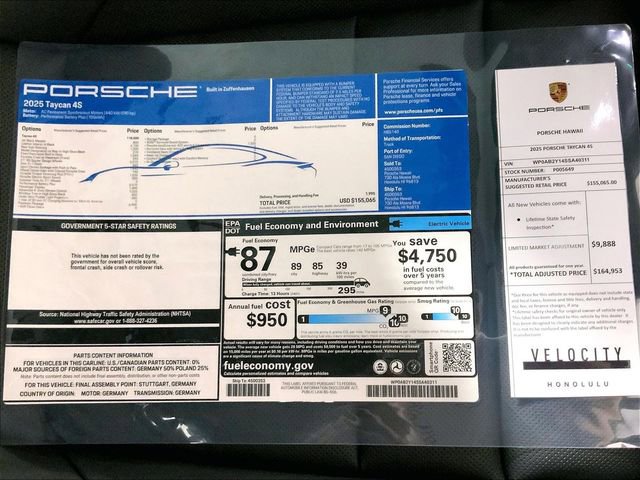 Used 2025 Porsche Taycan 4S AWD/4WD image 25