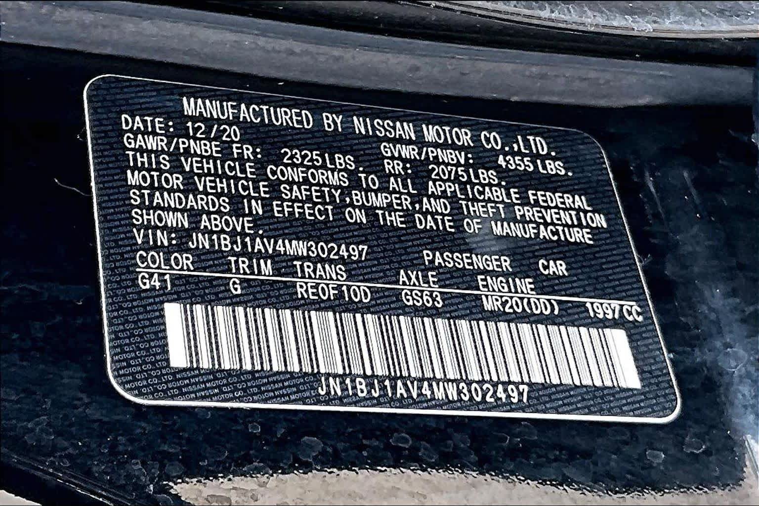 Certified 2021 Nissan Rogue Sport S FWD image 33