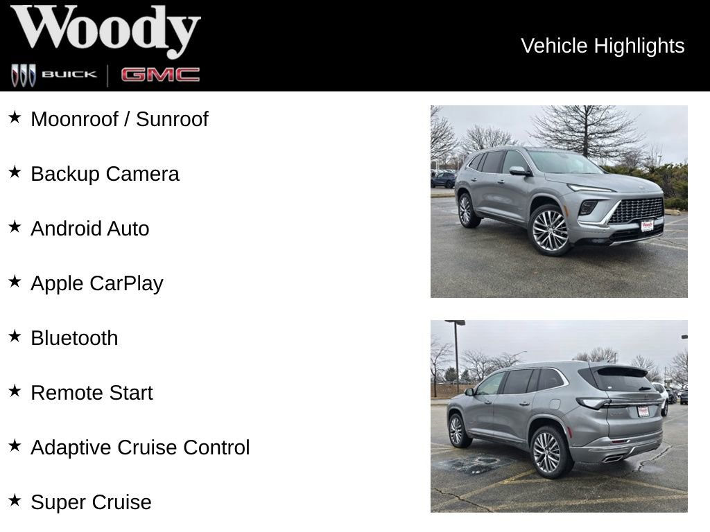 New 2026 Buick Enclave Avenir w/ Super Cruise Package image 3