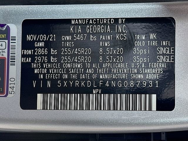 Used 2022 Kia Sorento SX Prestige w/ Rust Color Package AWD/4WD image 36