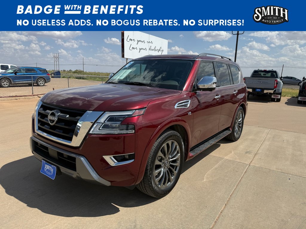 Used 2021 Nissan Armada Platinum w/ Captain's Chairs Package AWD/4WD image 10