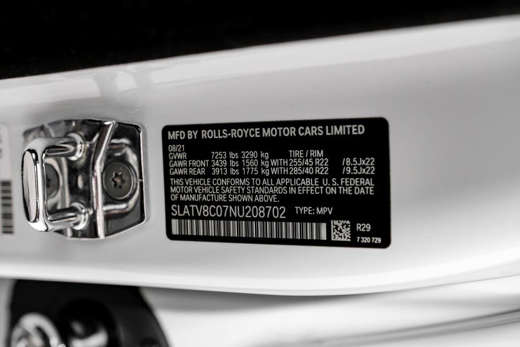 Used 2022 Rolls-Royce Cullinan Black Badge AWD/4WD image 54