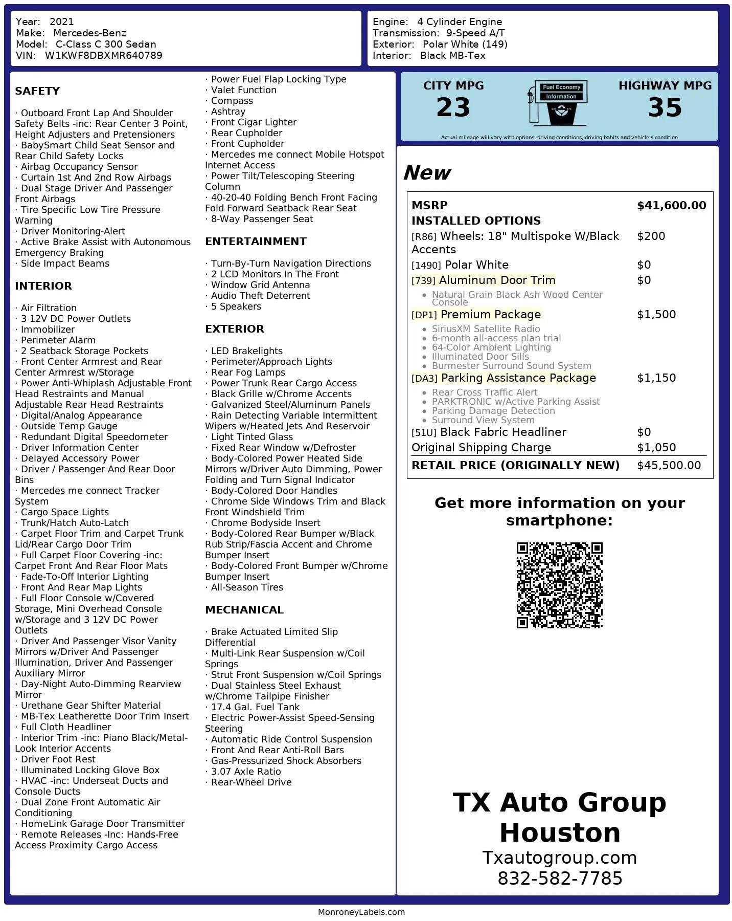 Used 2021 Mercedes-Benz C 300 Sedan image 4