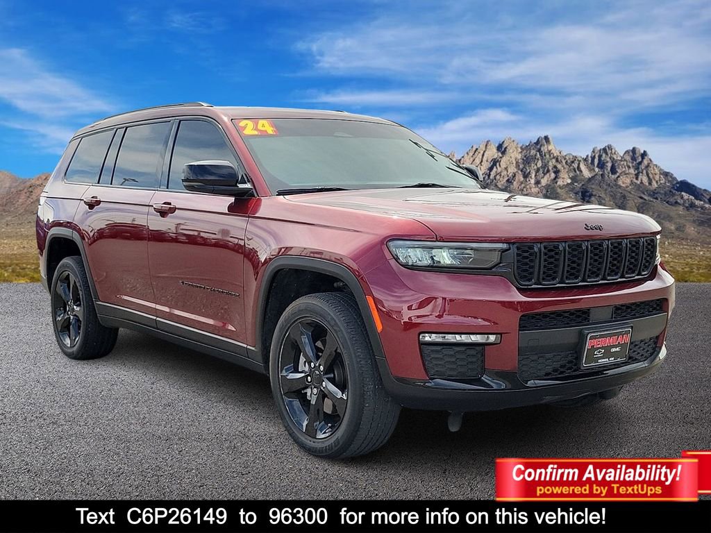 Used 2024 Jeep Grand Cherokee L Limited w/ Black Appearance Package AWD/4WD image 1
