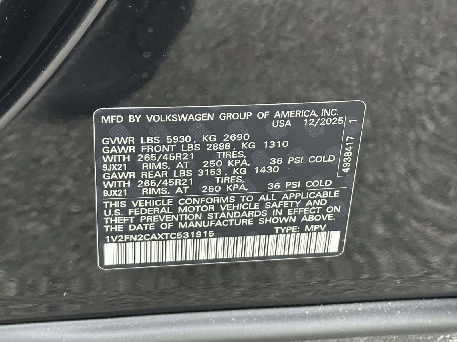 New 2026 Volkswagen Atlas SEL Premium R-Line image 16