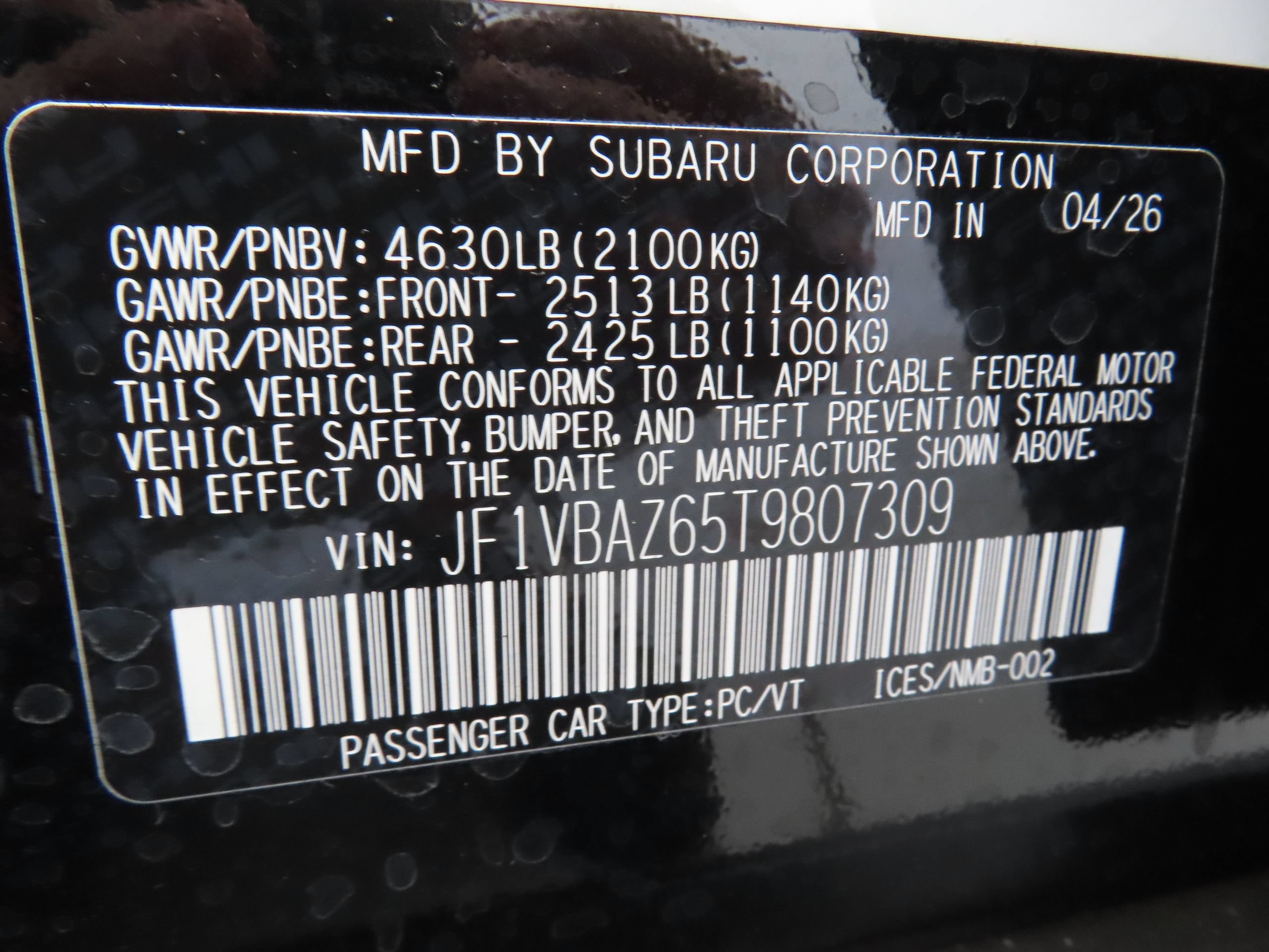 New 2026 Subaru WRX tS w/ Accessory Package #2 AWD/4WD image 27