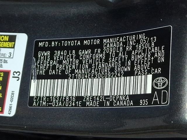 Used 2013 Toyota Corolla LE FWD image 28