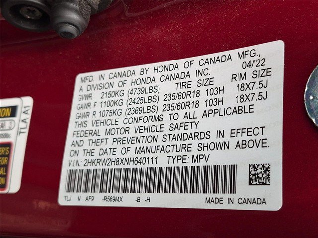 Used 2022 Honda CR-V EX-L image 14