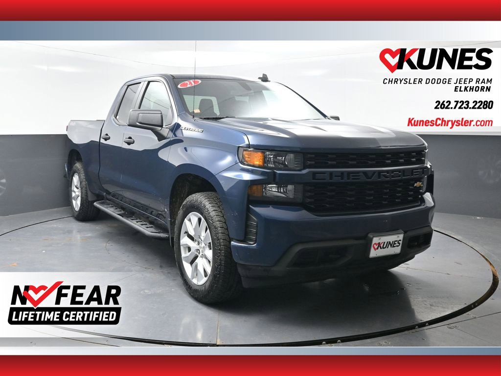 Used 2021 Chevrolet Silverado 1500 Custom AWD/4WD image 1