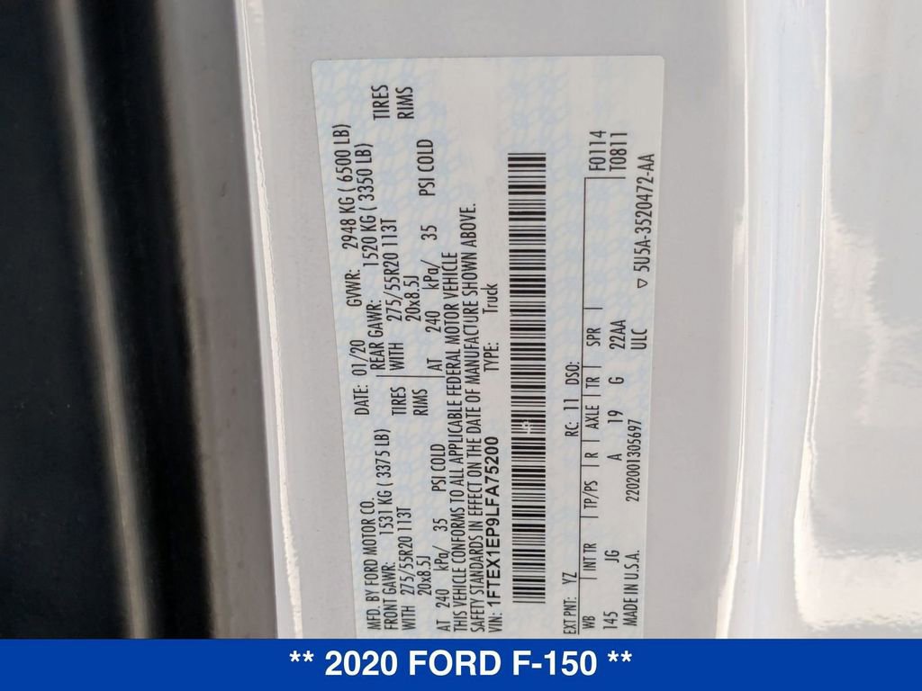 Used 2020 Ford F150 XL w/ Equipment Group 101A Mid image 34
