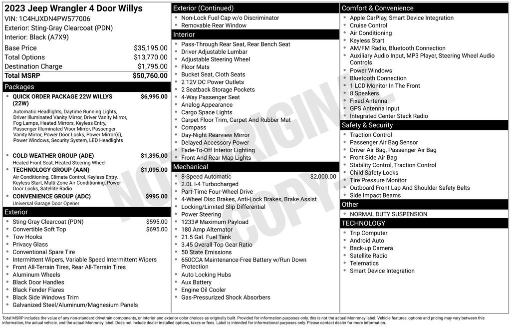 Used 2023 Jeep Wrangler Willys image 6