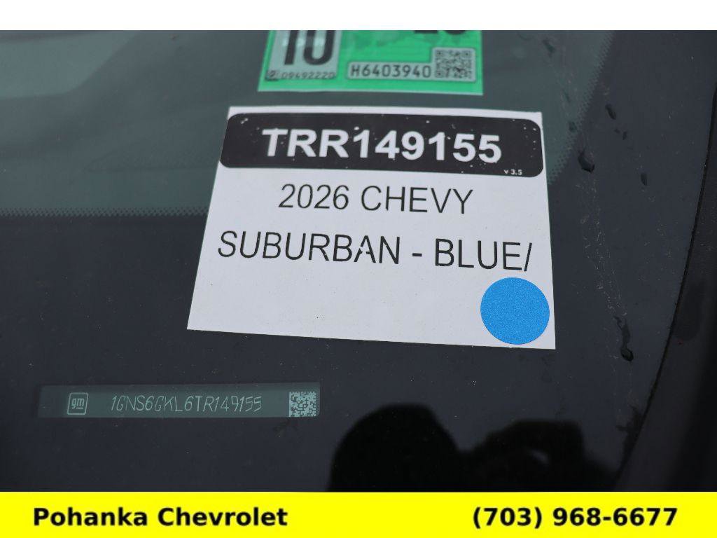 New 2026 Chevrolet Suburban High Country w/ Sun And Tow Package image 36