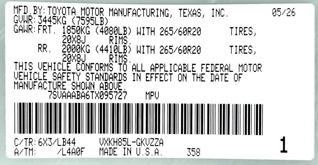 New 2026 Toyota Sequoia 1794 Edition AWD/4WD image 28