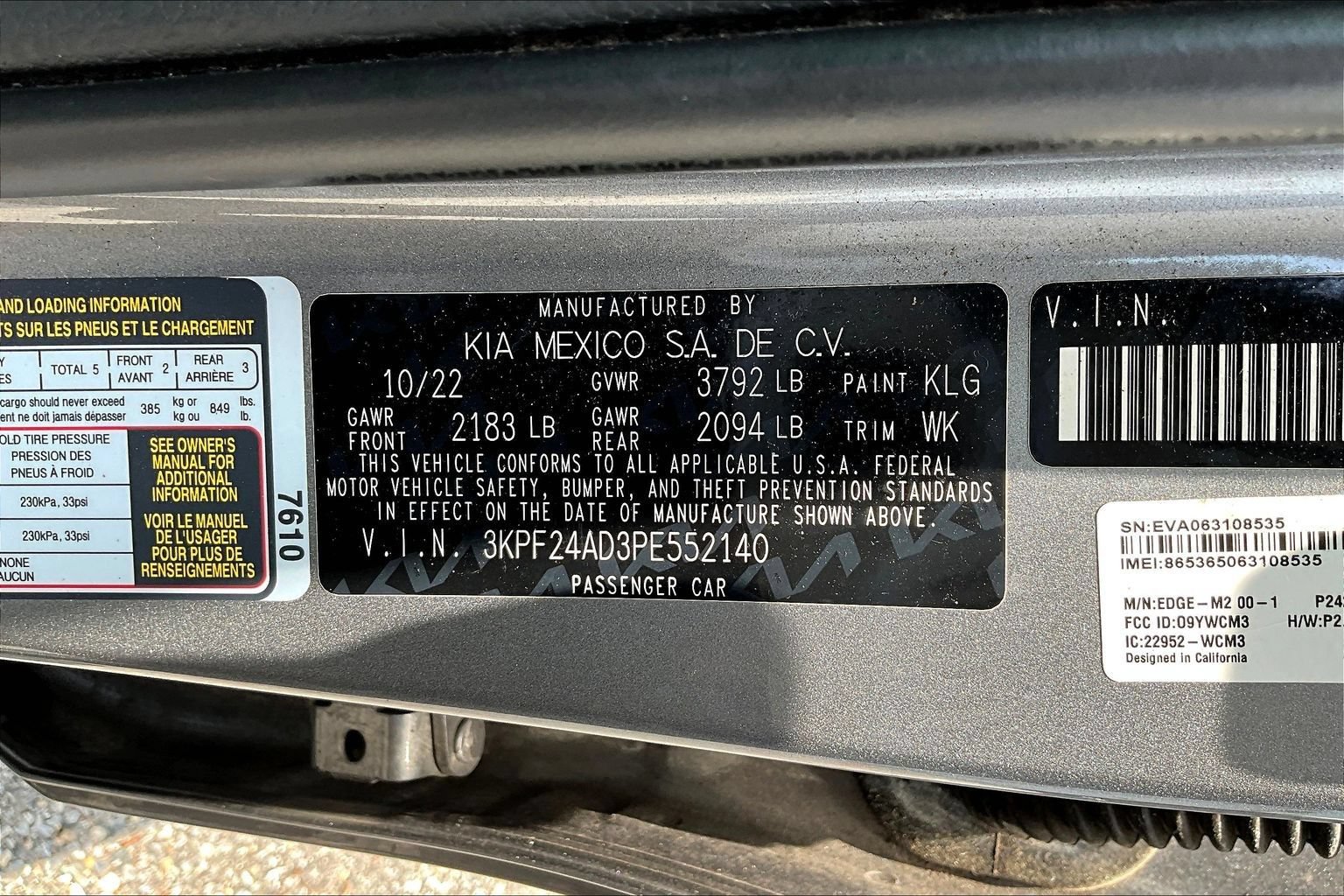 Used 2023 Kia Forte LXS FWD image 19