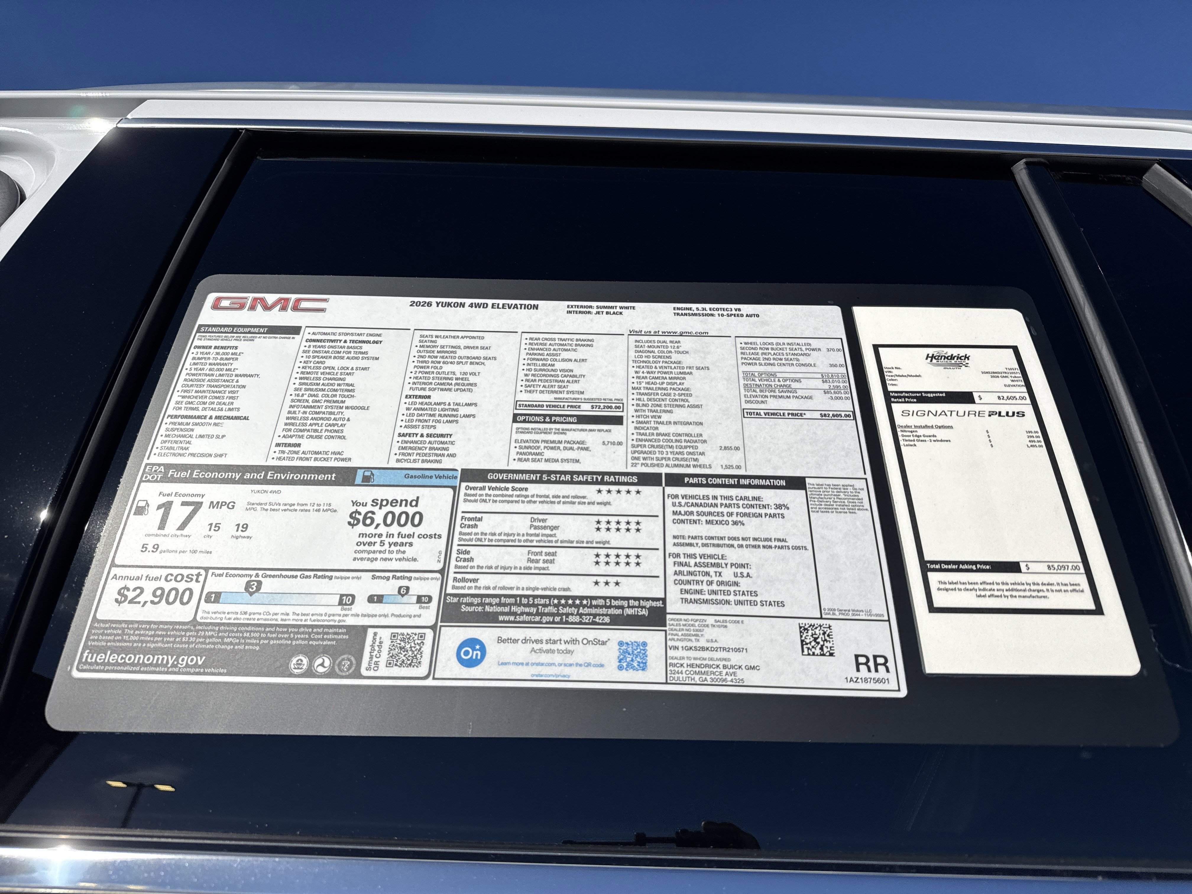 New 2026 GMC Yukon Elevation w/ Elevation Premium Package image 41