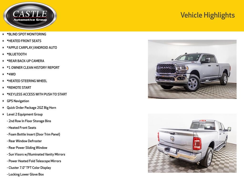 Used 2024 RAM 2500 Big Horn w/ Safety Group image 3