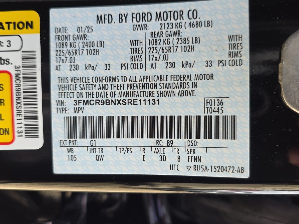 Used 2025 Ford Bronco Sport Big Bend AWD/4WD image 32