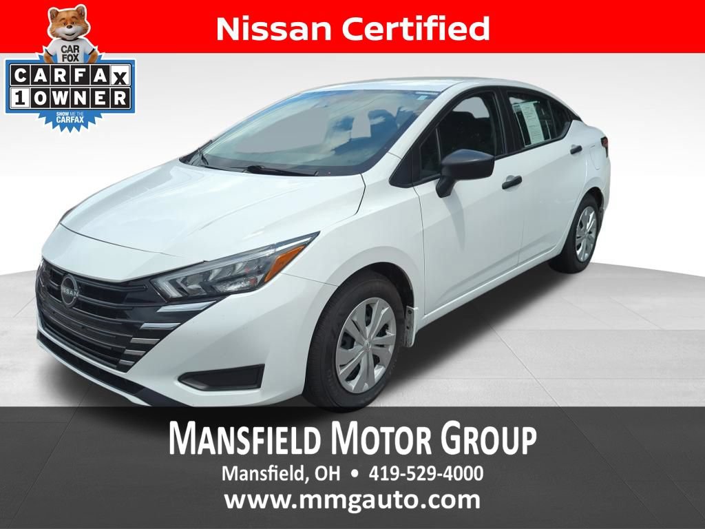 Certified 2025 Nissan Versa S w/ Trunk Package FWD image 1